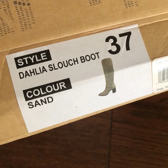 Free People Dahlia Slouchy Boots 6 New in Box - Picture 8 of 8